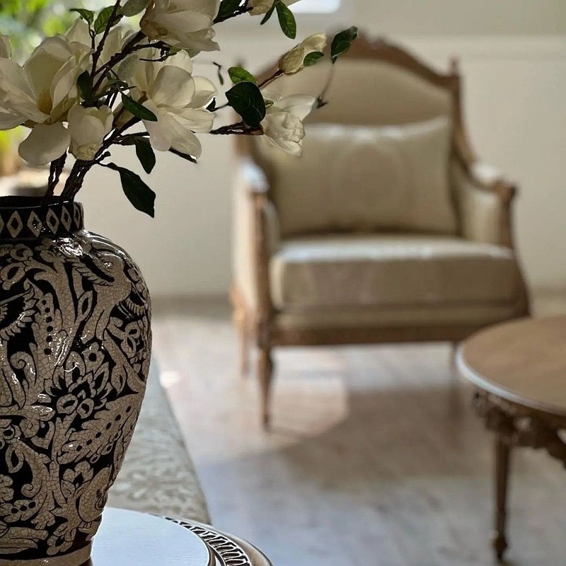 سرویس مبل کلاسیک کاجی مدرن وشیک ارسال رایگان
