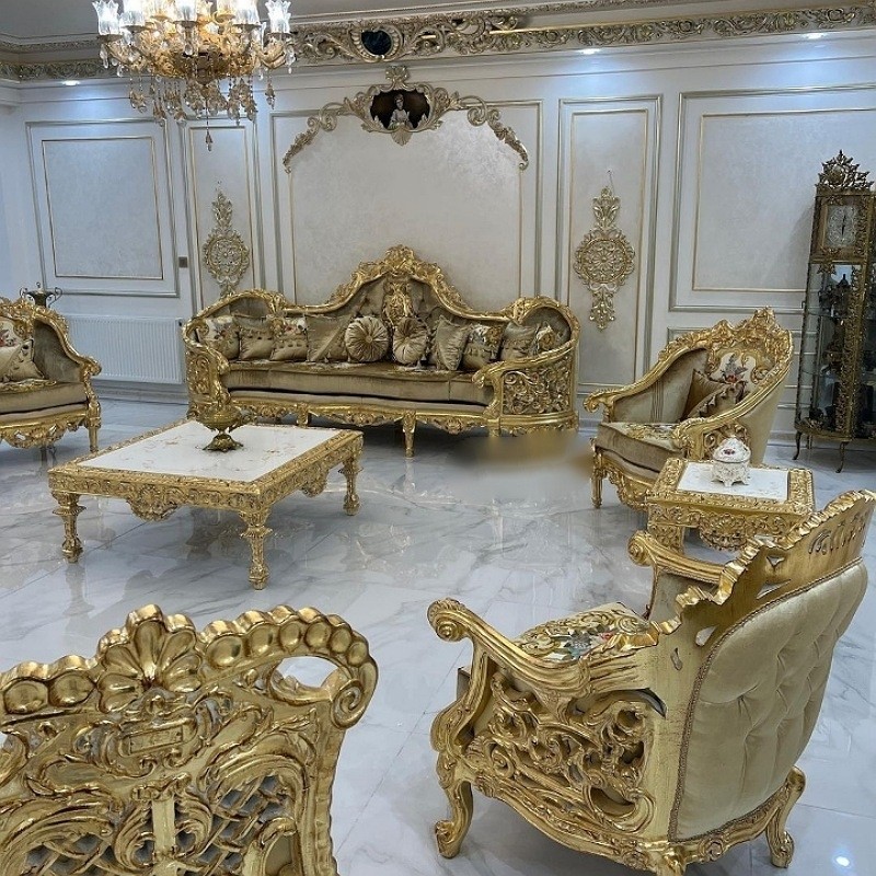 سرویس مبل سلطنتی استیل مدل خرچنگی ارسال رایگان