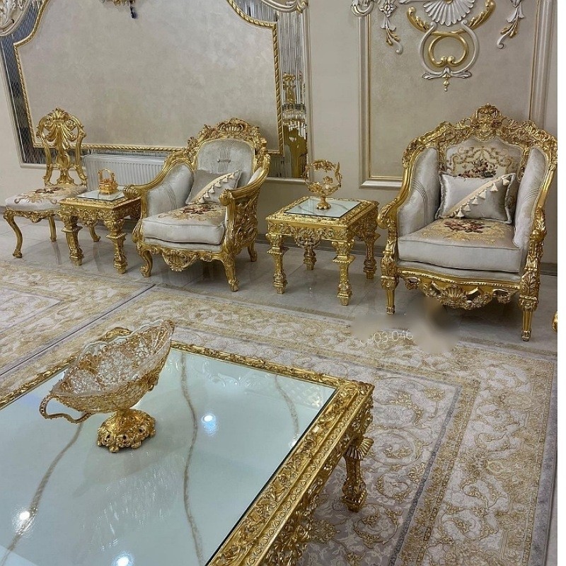 سرویس مبل سلطنتی استیل مدل خرچنگی ارسال رایگان