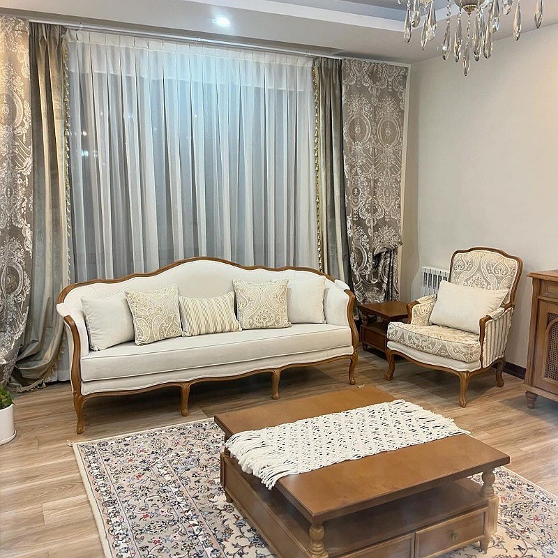 سرویس مبل کلاسیک فرانسوی گوشواره ارسال رایگان