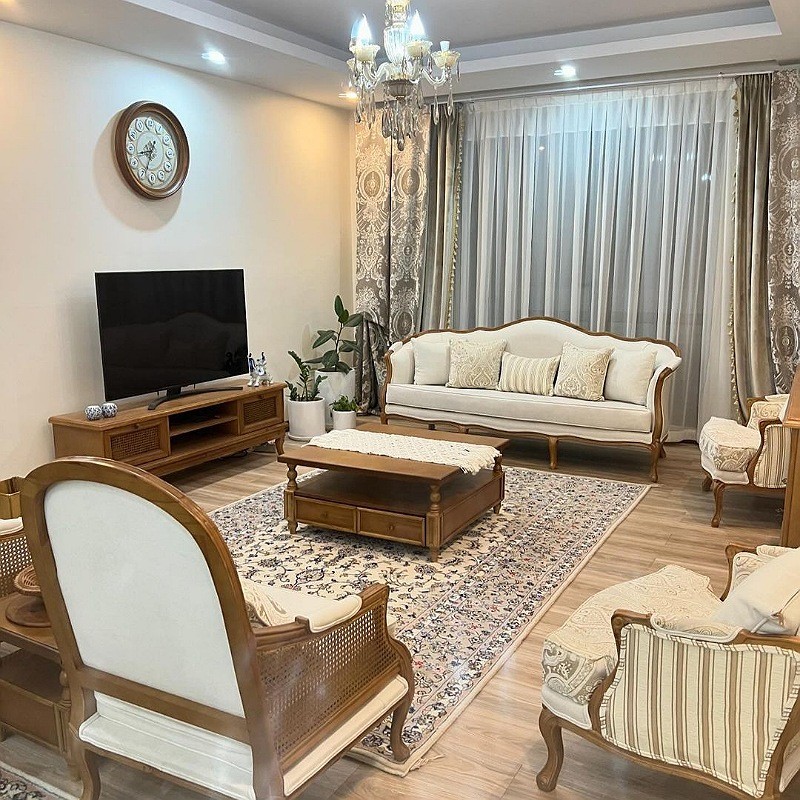 سرویس مبل کلاسیک فرانسوی گوشواره ارسال رایگان