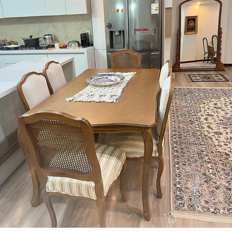 سرویس مبل کلاسیک فرانسوی گوشواره ارسال رایگان