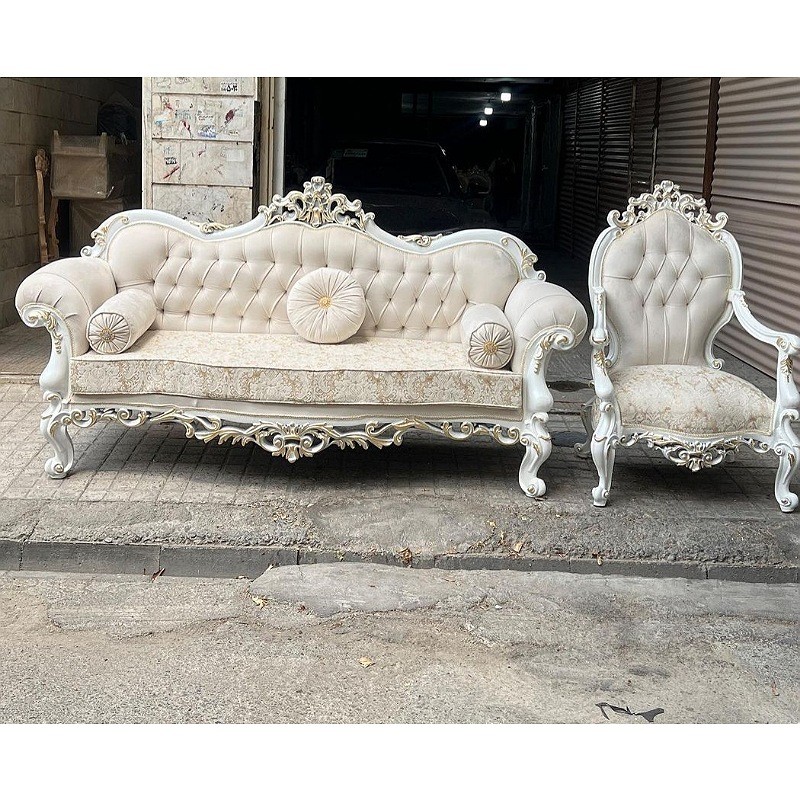 سرویس مبل سلطنتی استیل مدل چراغان ارسال رایگان