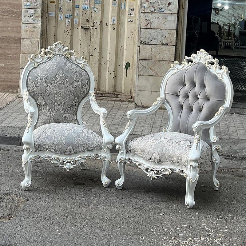 سرویس مبل سلطنتی استیل مدل چراغان ارسال رایگان