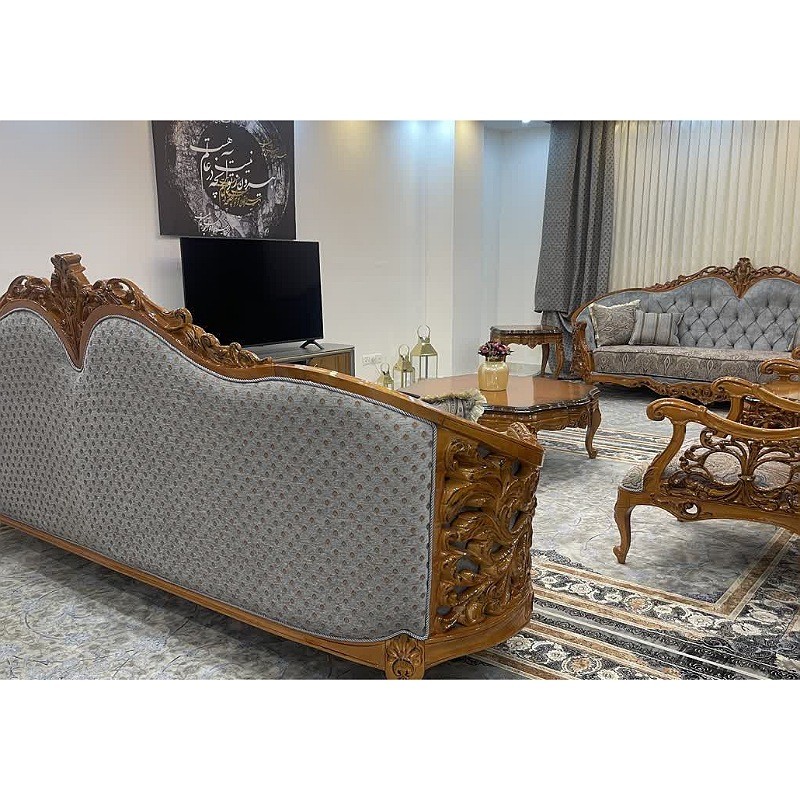 سرویس مبل سلطنتی استیل مدل الموونته ارسال رایگان