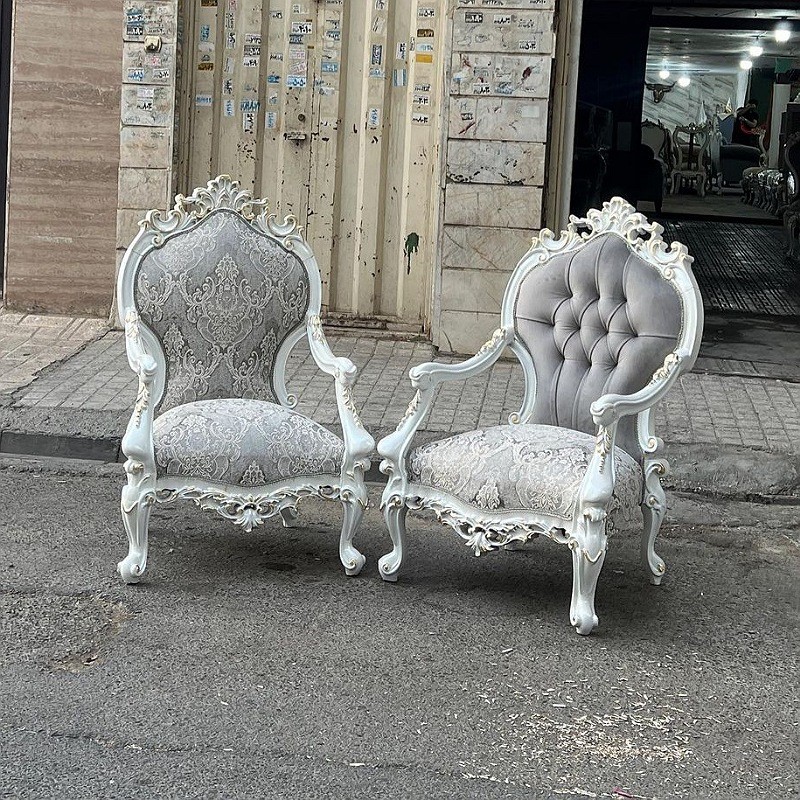 سرویس مبل سلطنتی استیل مدل چراغاان ارسال رایگان