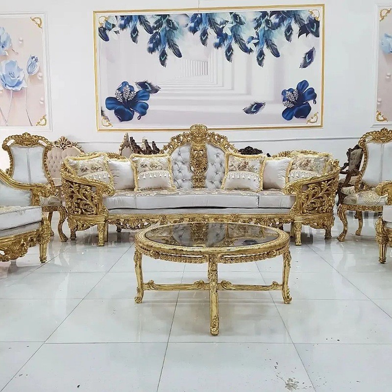 سرویس مبل سلطنتی استیل مدل عربی ارسال رایگان