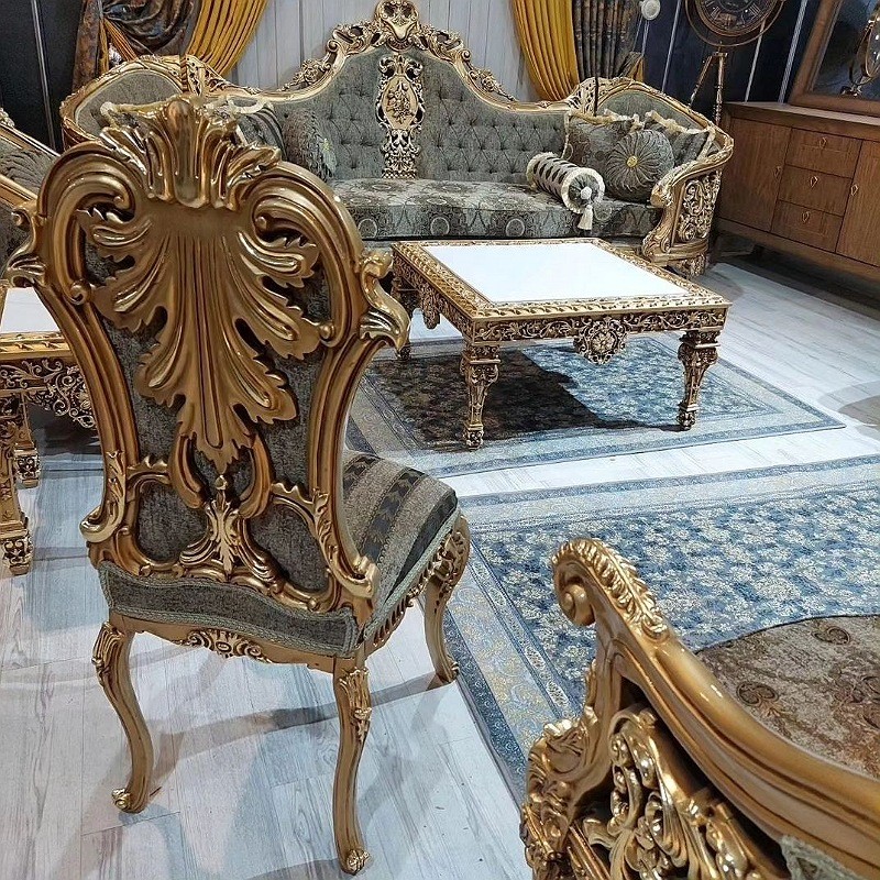 سرویس مبل سلطنتی استیل مدل عربی ارسال رایگان