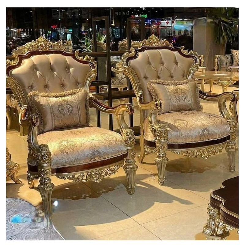 سرویس مبل سلطنتی استیل مدل گلایول ارسال رایگان