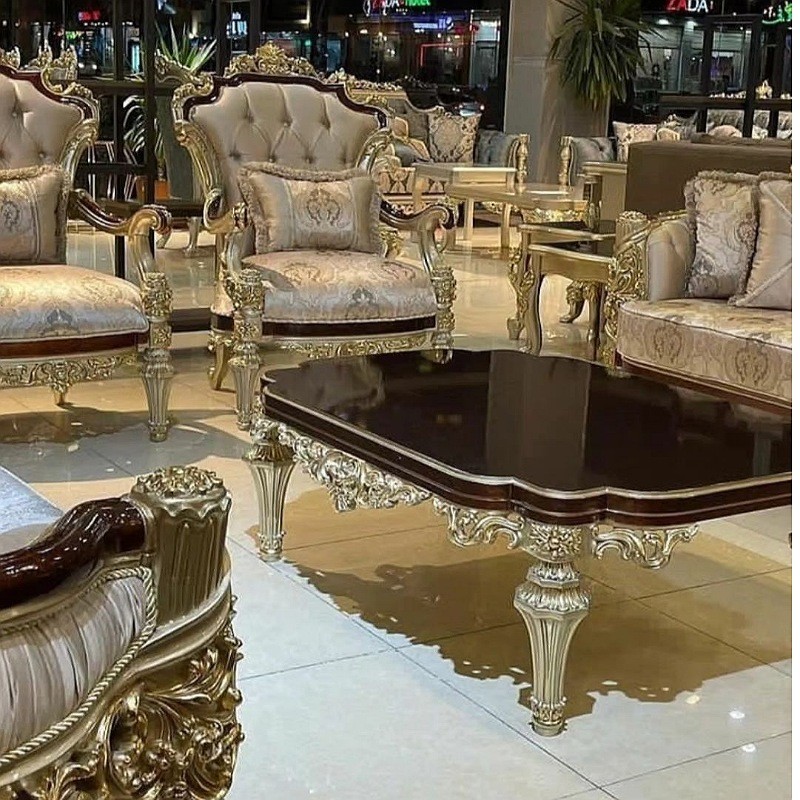 سرویس مبل سلطنتی استیل مدل گلایول ارسال رایگان