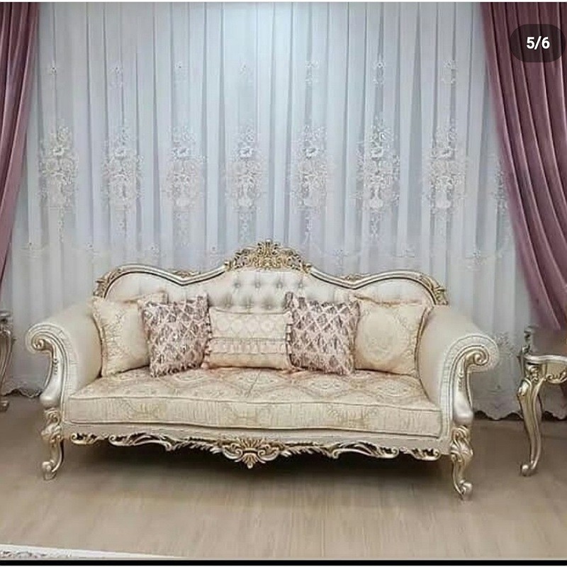 سرویس مبل سلطنتی استیل مدل چراغانه ارسال رایگان