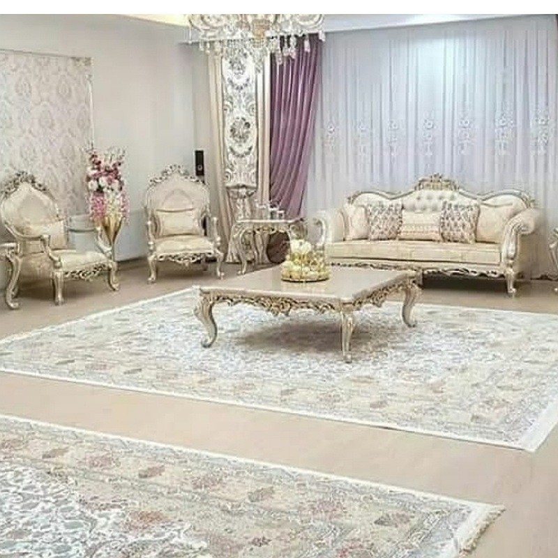 سرویس مبل سلطنتی استیل مدل چراغانه ارسال رایگان