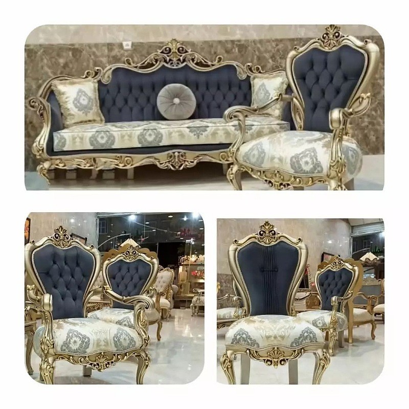 سرویس مبل سلطنتی مدل افسون ارسال رایگان