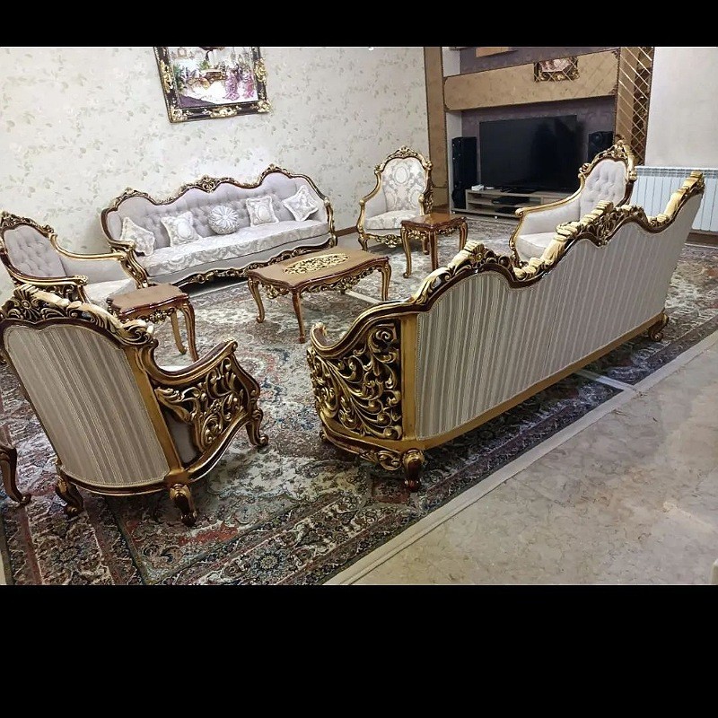 سرویس مبل سلطنتی استیل مدل سلطان ارسال رایگان