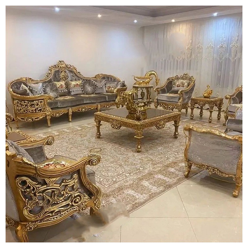 سرویس مبل سلطنتی استیل مدل ارشیا ارسال رایگان