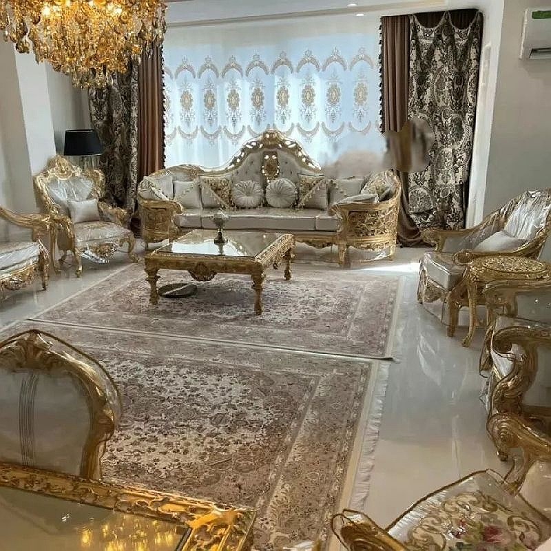 سرویس مبل سلطنتی استیل مدل ارشیا ارسال رایگان