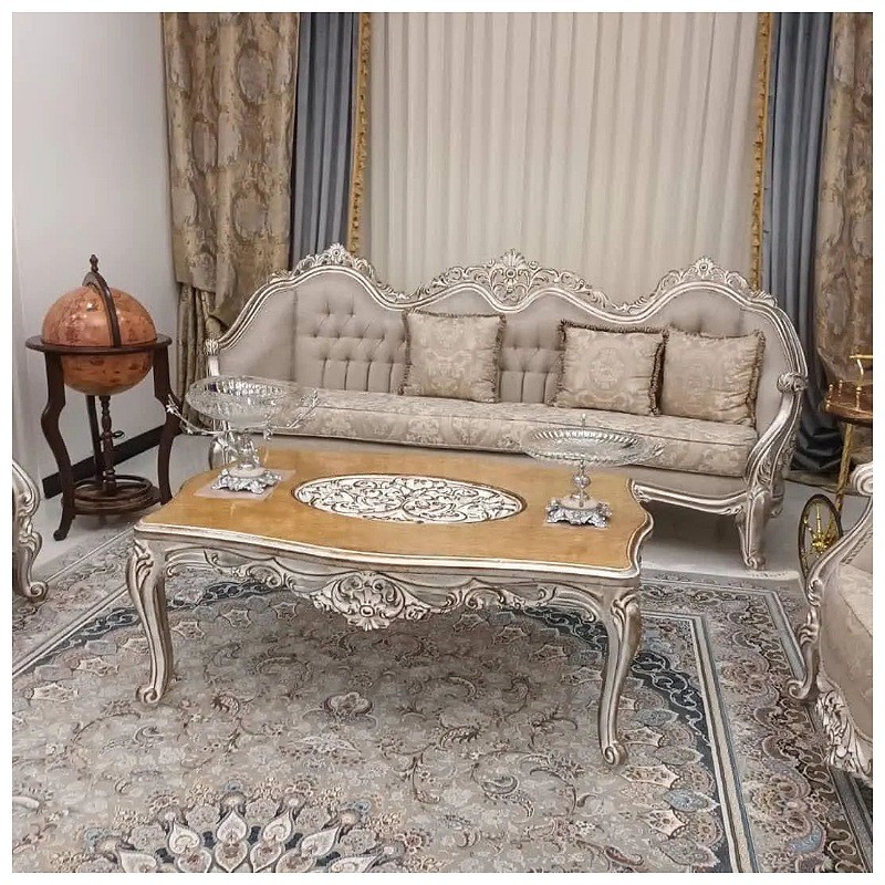 سرویس مبل سلطنتی استیل مدل سلطاان ارسال رایگان