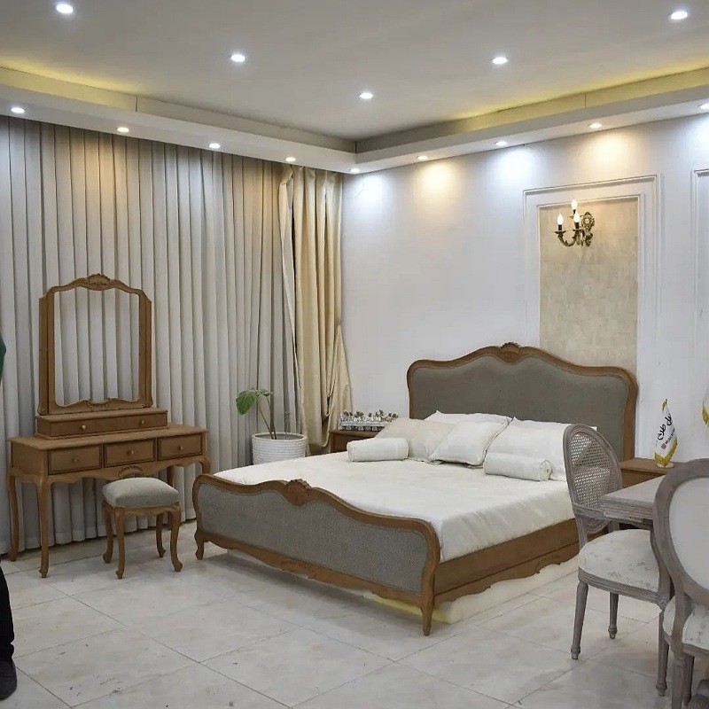 سرویس مبل کلاسیک ۷نفره فرانسوی کویین ارسال رایگان