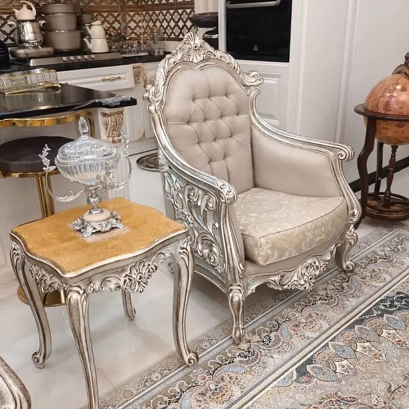 سرویس مبل سلطنتی استیل مدل سلطاان ارسال رایگان