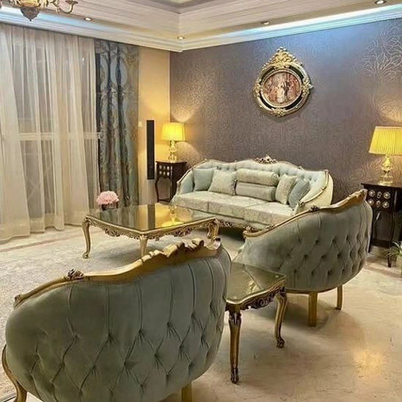 سرویس مبل سلطنتی مدل زمردد ارسال رایگان