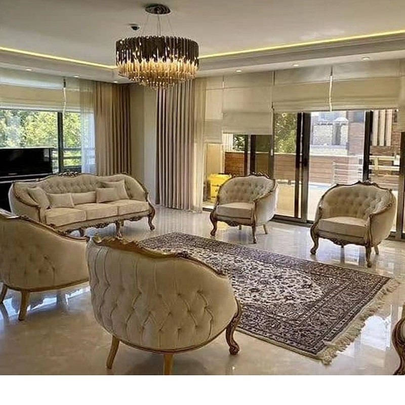 سرویس مبل سلطنتی مدل زمردد ارسال رایگان
