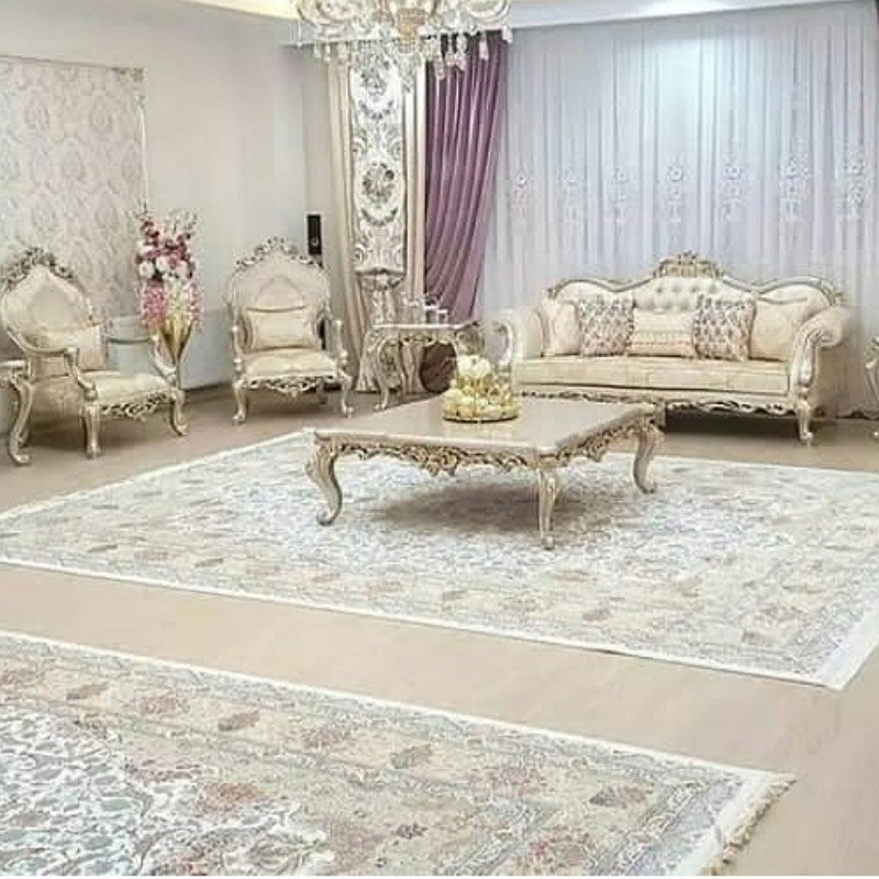 سرویس مبل سلطنتی استیل مدل چرااغان ارسال رایگان