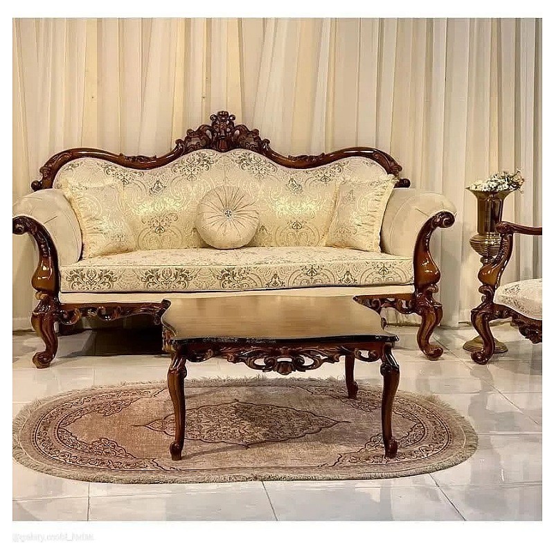 سرویس مبل سلطنتی استیل مدل چرااغان ارسال رایگان