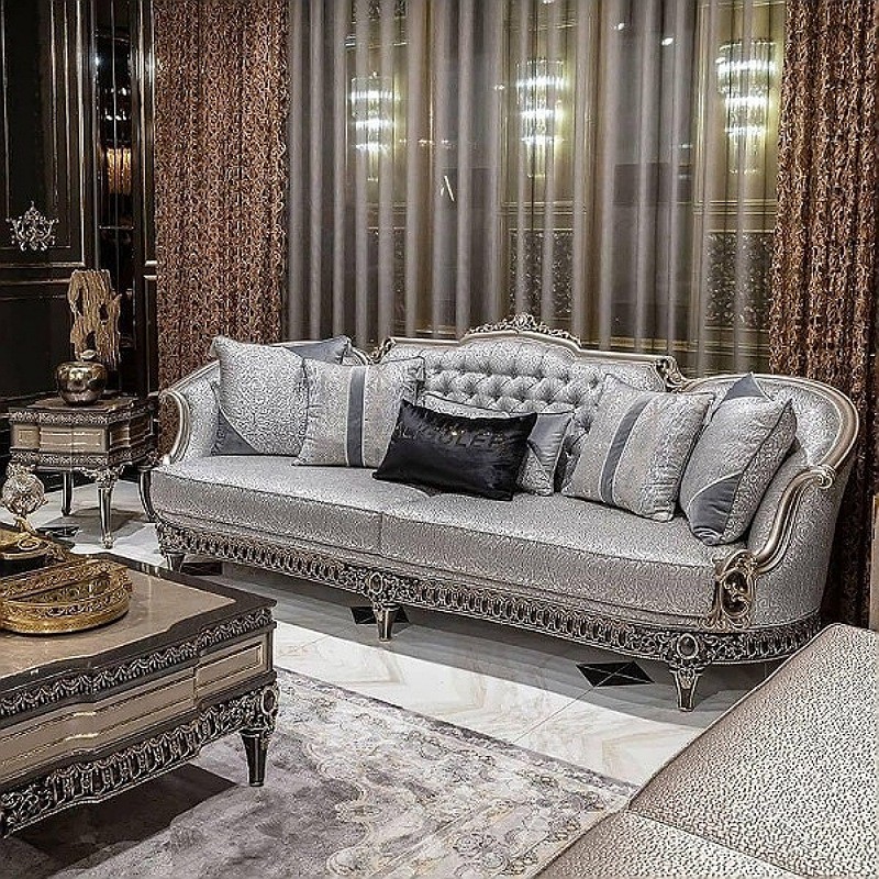 مبل سلطنتی استیل مدل تاتلیس ابرام ارسال رایگان