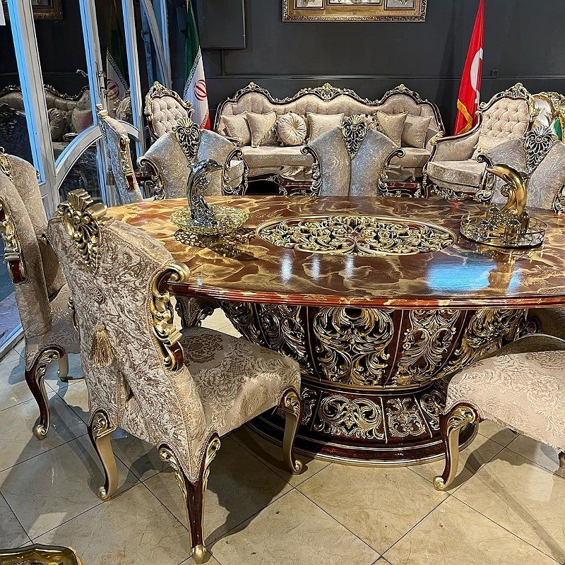 سرویس مبل سلطنتی استیل مدل سلطانیه ارسال رایگان