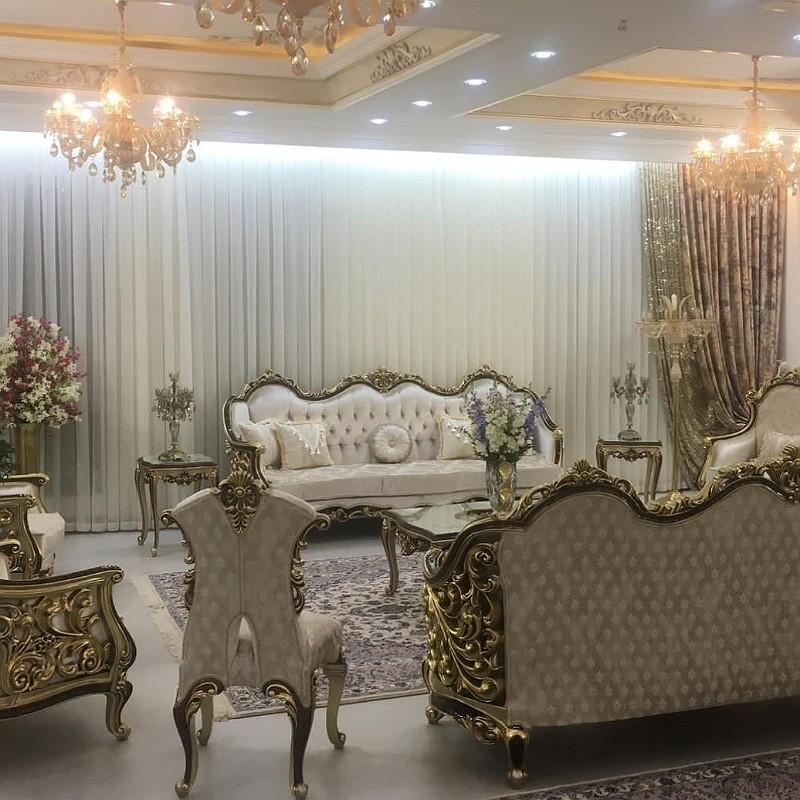 سرویس مبل سلطنتی استیل مدل سلطانیه ارسال رایگان