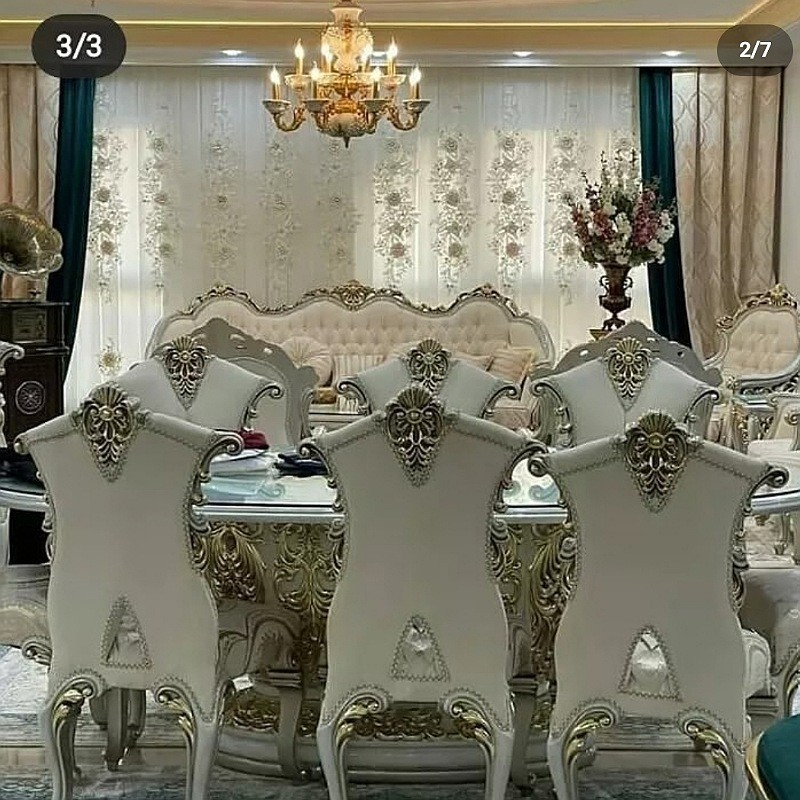 سرویس مبل سلطنتی استیل مدل سلطانیه ارسال رایگان