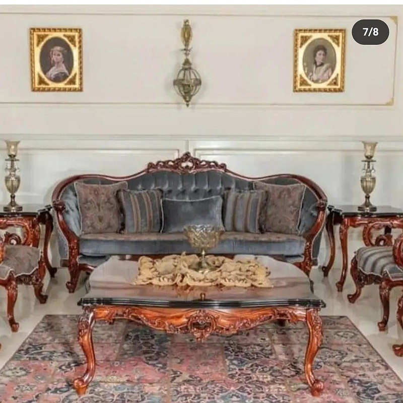 مبل سلطنتی استیل مدل لیون ارسال رایگان