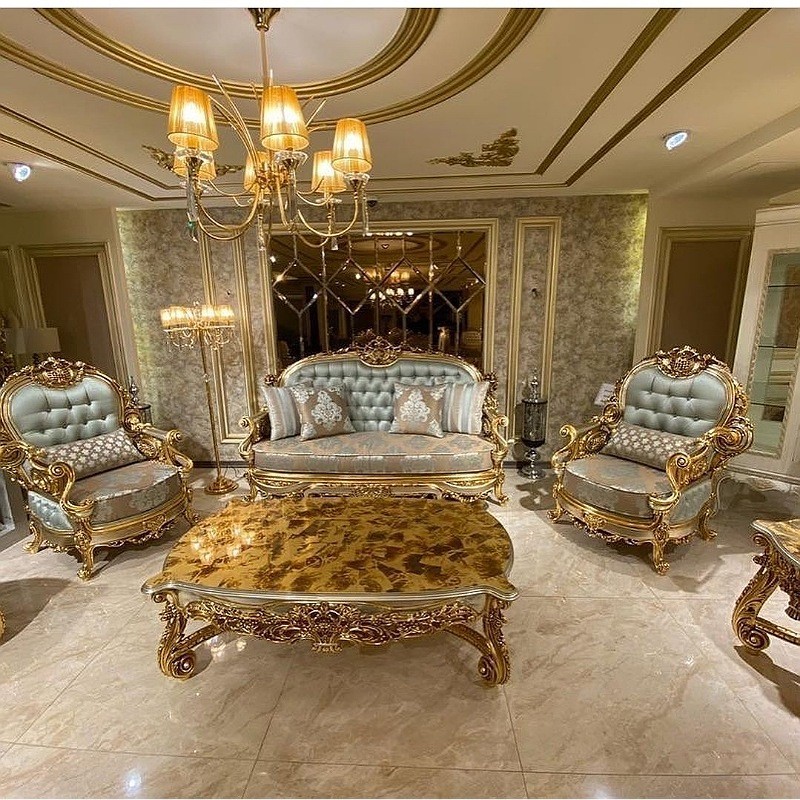 مبل سلطنتی استیل مدل مزوس ارسال رایگان