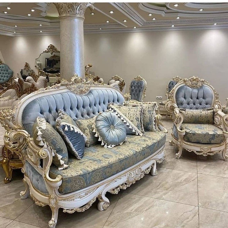 مبل سلطنتی استیل مدل مزوس ارسال رایگان