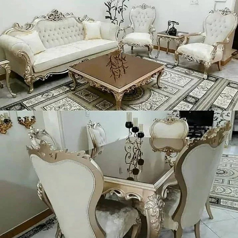 مبل سلطنتی مدل افسون ارسال رایگان