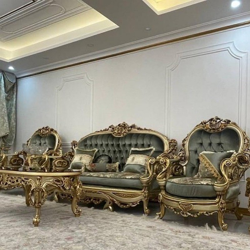 مبل سلطنتی استیل مدل زئوس ارسال رایگان