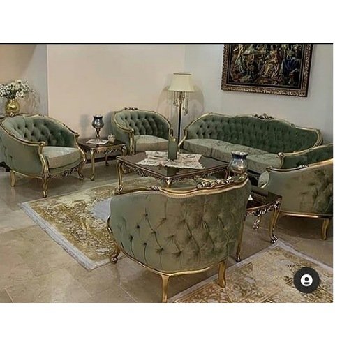 مبل کلاسیک واستیل مدل زمرد ارسال رایگان