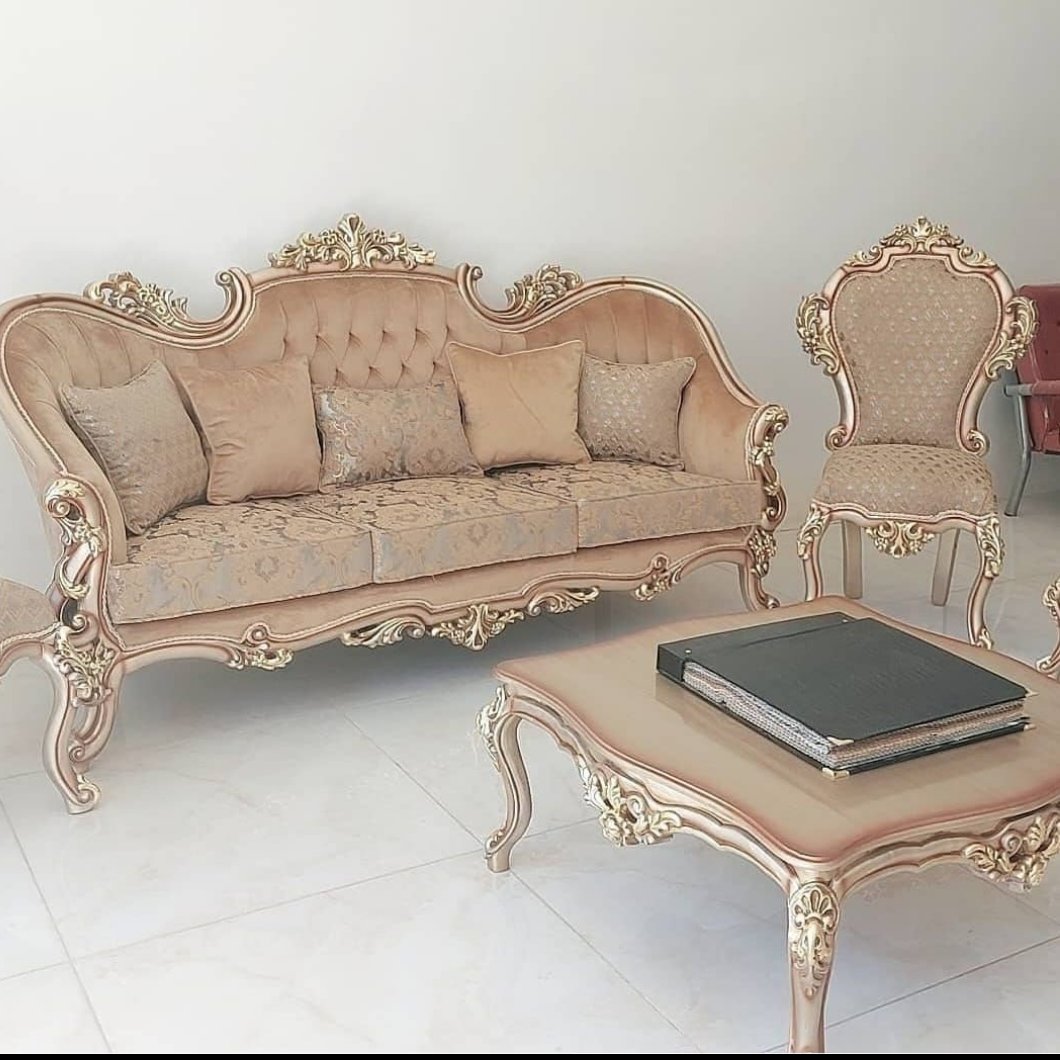 مبل کلاسیک واستیل مدل شقایق ارسال رایگان