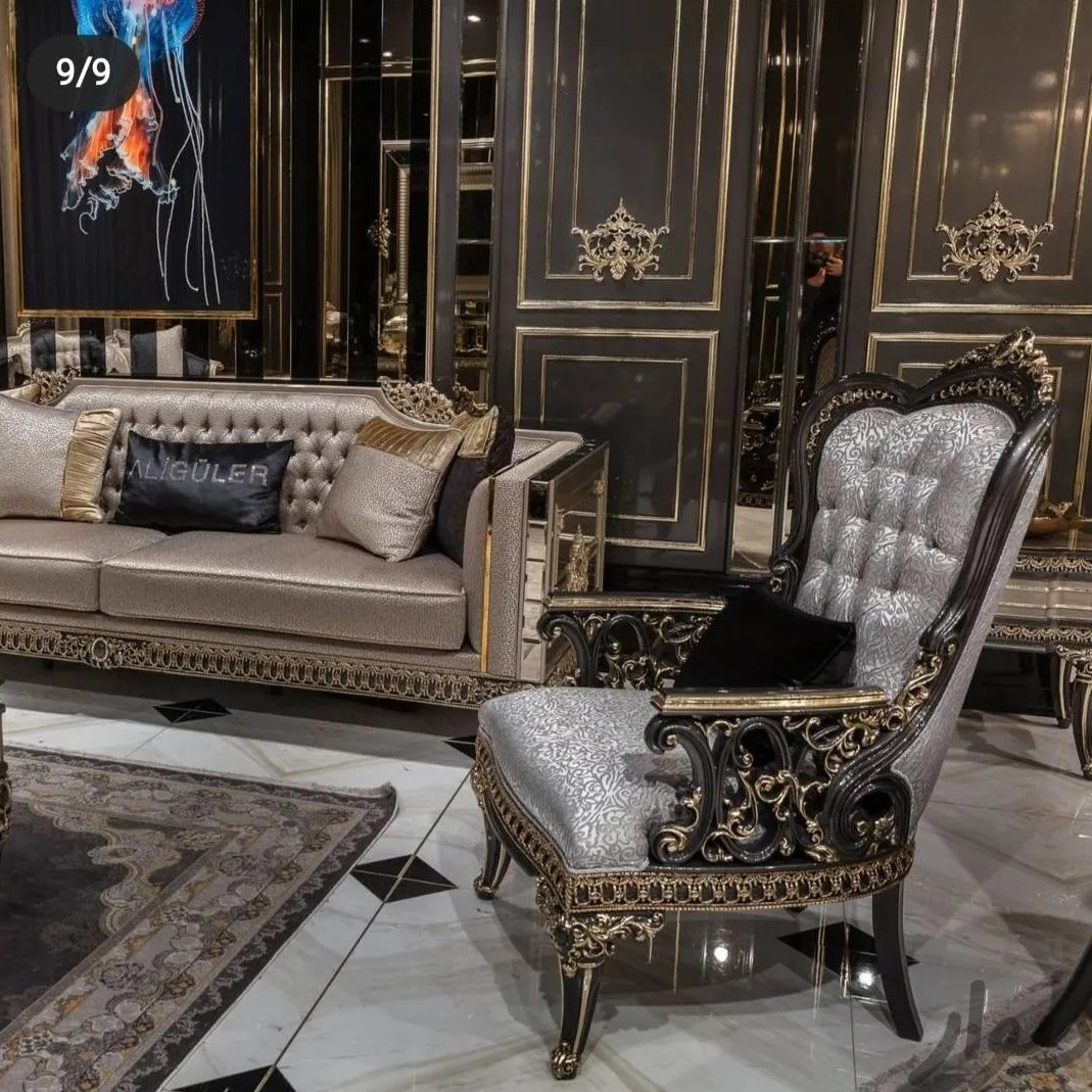 مبل کلاسیک مدل تاتلیس ارسال رایگان