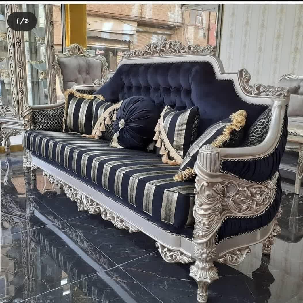 مبل کلاسیک نه نفره گلایول ارسال رایگان