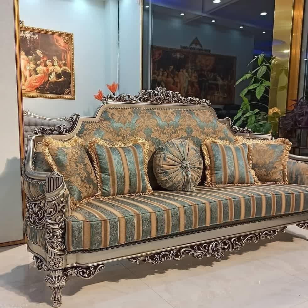 مبل کلاسیک نه نفره گلایول ارسال رایگان