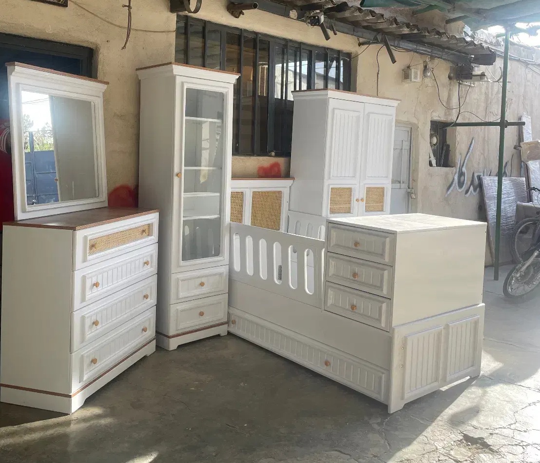 سرویس خواب کامل سیسمونی نوزاد و نوجوان مدل سپیدار