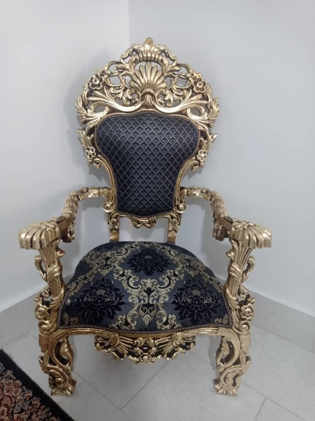 مبل مصری استیل کلاسیک راحتی سلطنتی پنجه شیری