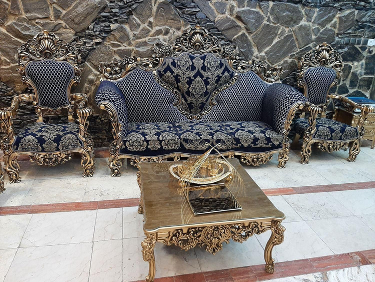 مبل مصری استیل کلاسیک راحتی سلطنتی پنجه شیری