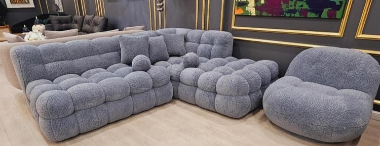 مبل ال 5 نفره مدل تدی رنگبندی سفارشی