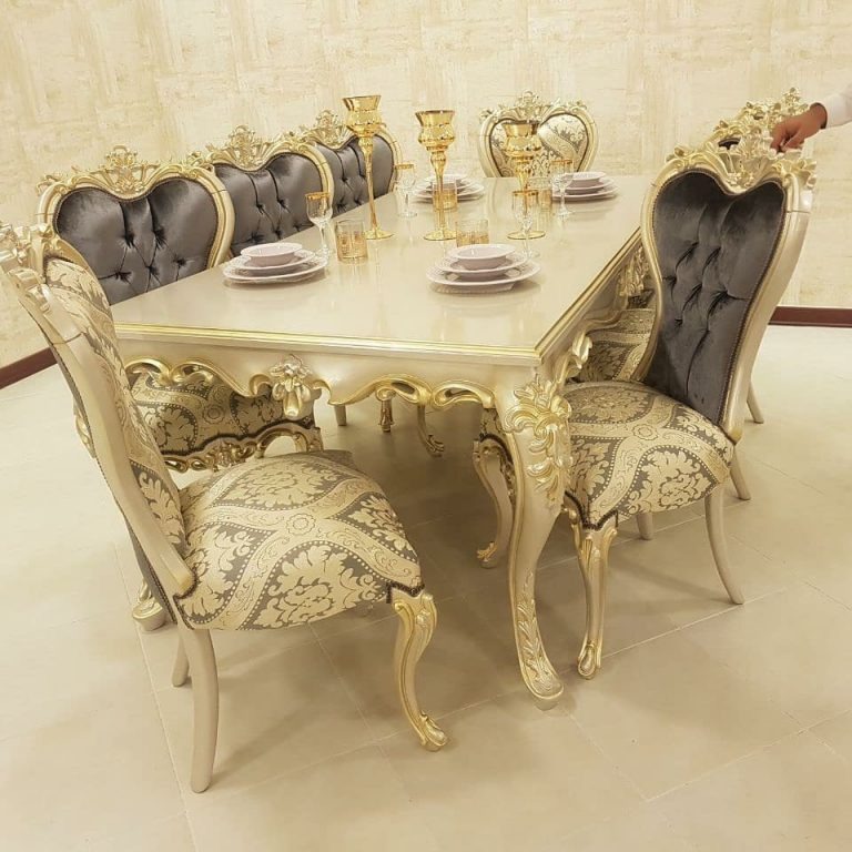 نهارخوری 4 نفره مدل افسون رنگبندی به سلیقه مشتری