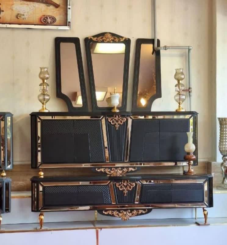 آینه کنسول مدل مدرن در رنگبندی متنوع