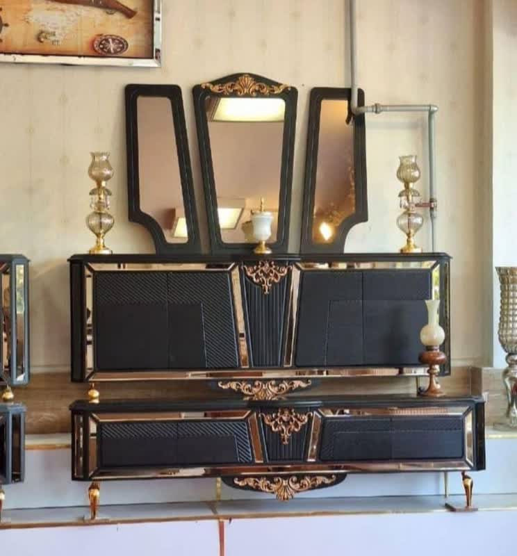 آینه کنسول مدل مدرن در رنگبندی متنوع