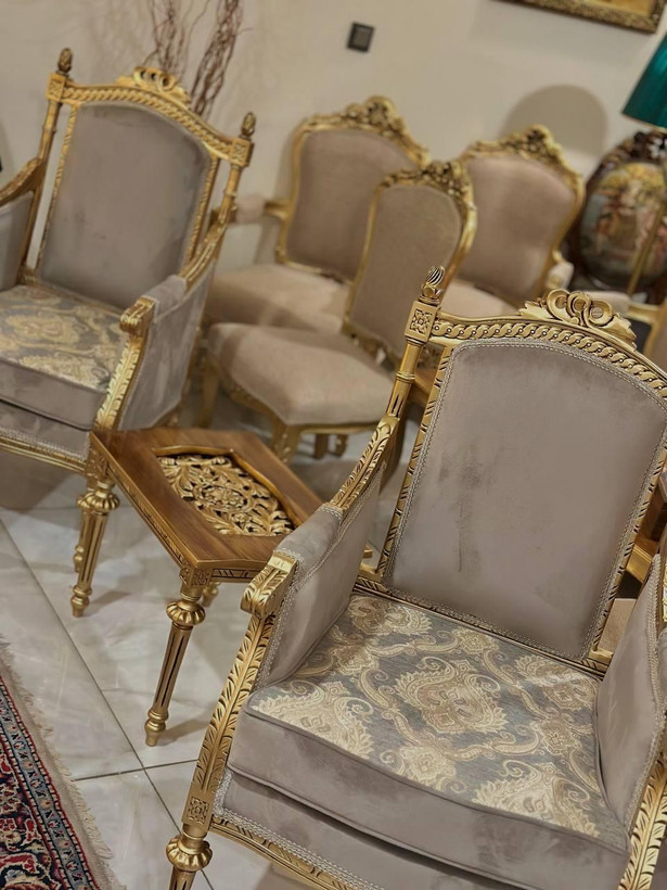 مبل کاجی7نفره مدل سفارتی