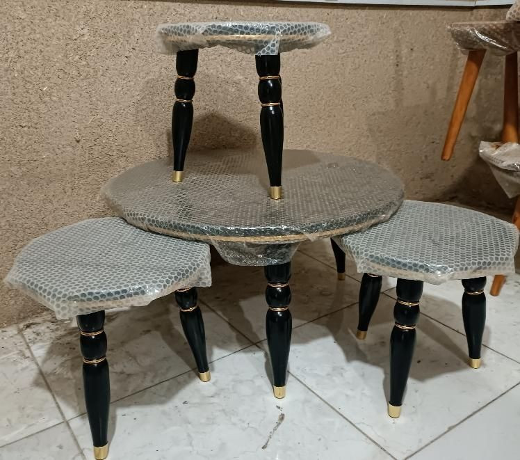 جلومبلی و عسلی4تکه مدل گرد کد20